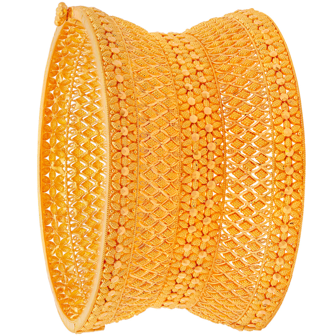 Lovely Openable Kara in 22K Gold