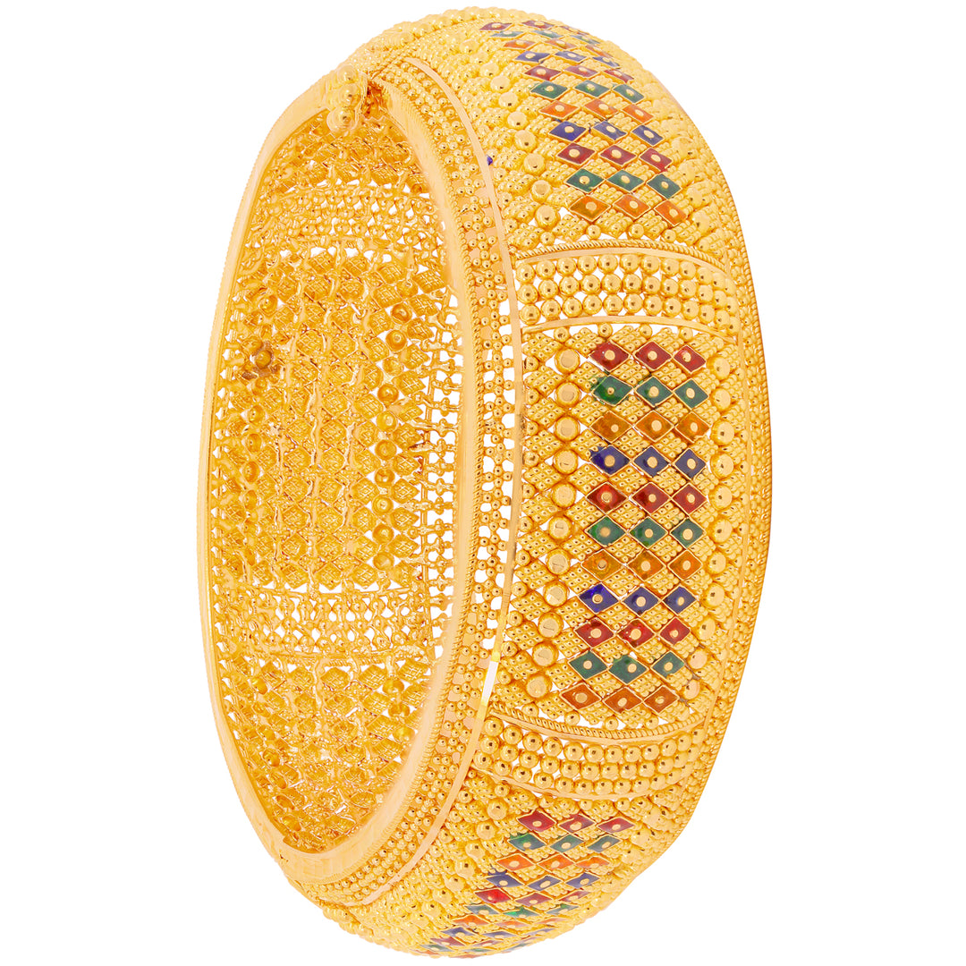 Lovely Minakari Kara in 22K Gold