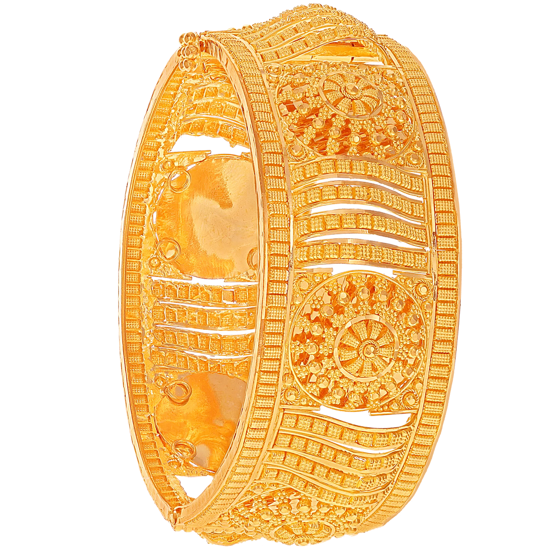 Intricate Openable Kara in 22K Gold