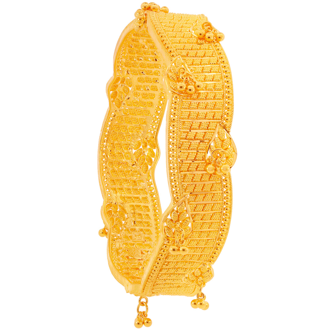 Intricate 2pcs Kara in 22K Gold