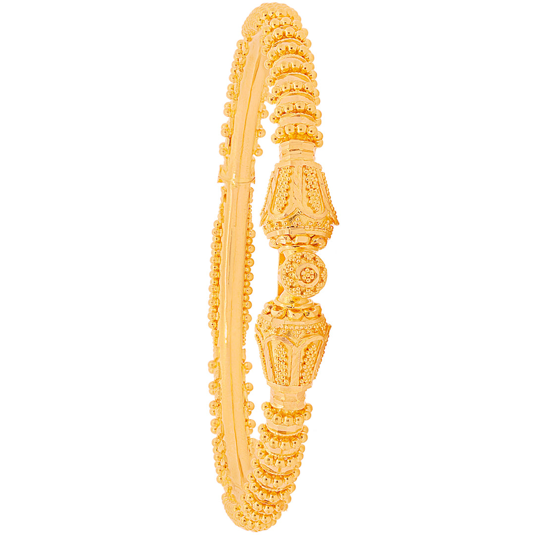 Lovely Pipe Openable 2pcs Kara in 22K Gold