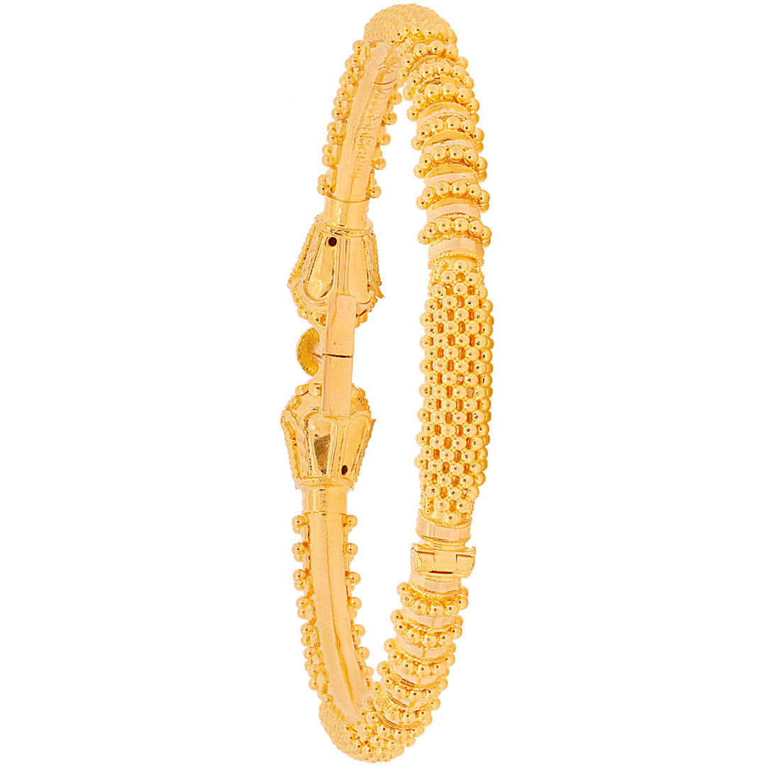 Lovely Pipe Openable 2pcs Kara in 22K Gold