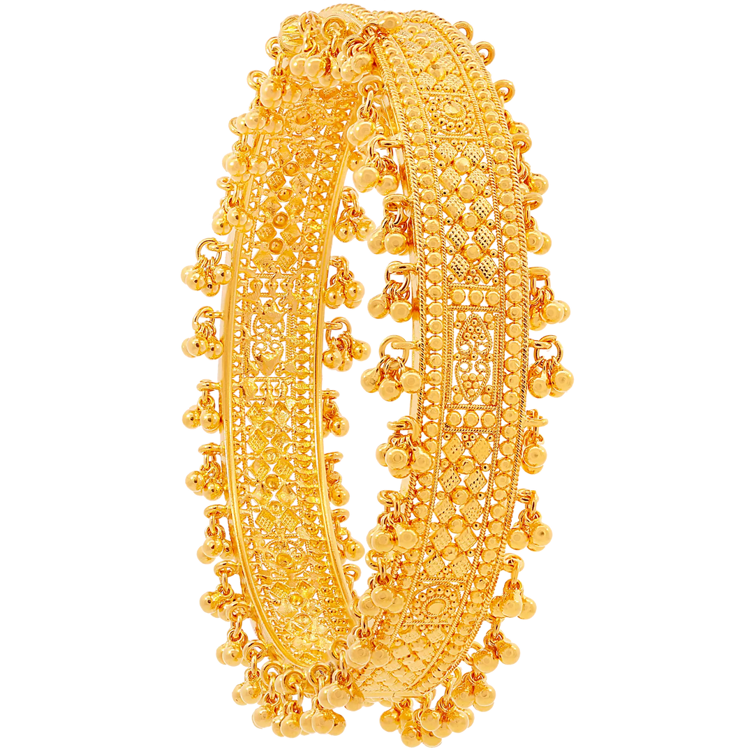 Intricate Openable Kara in 22K Gold