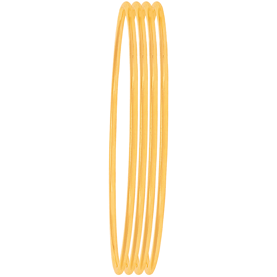 2.5 Size Set of 4pcs Bangles in 22K Gold