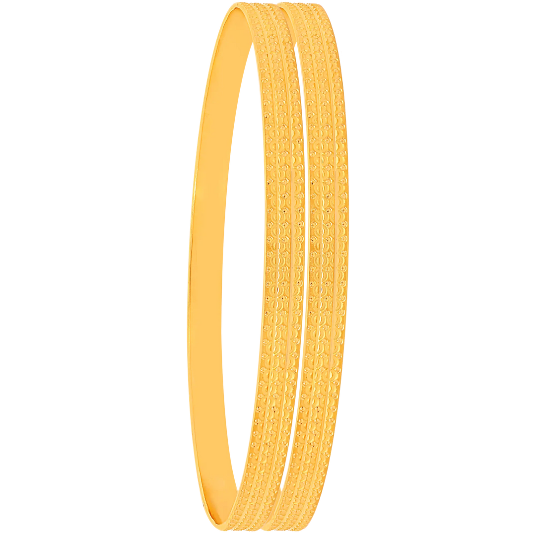 2.8 Size 2pcs Bangle in 22K Gold