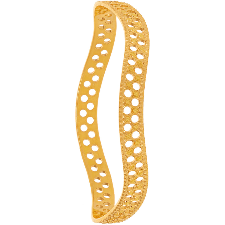 2.4 Size 2pcs Bangle in 22K Gold