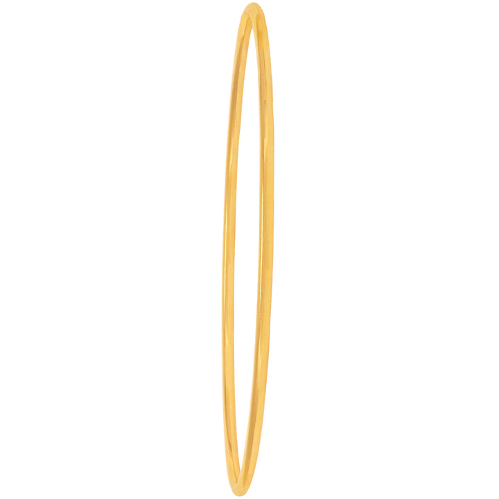 2.7 Size Thin Set of 6pcs Bangles in 22K Gold