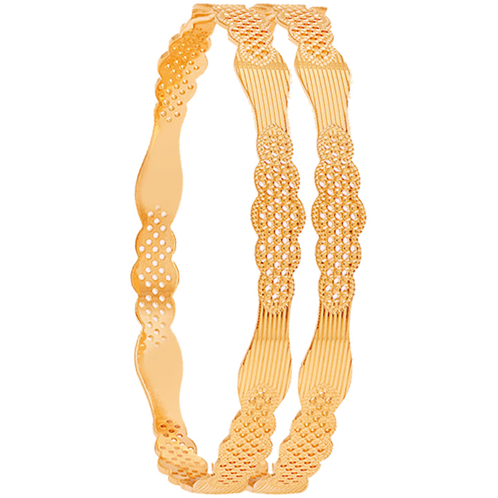 2.5 Size 2pcs Bangle in 22K Gold