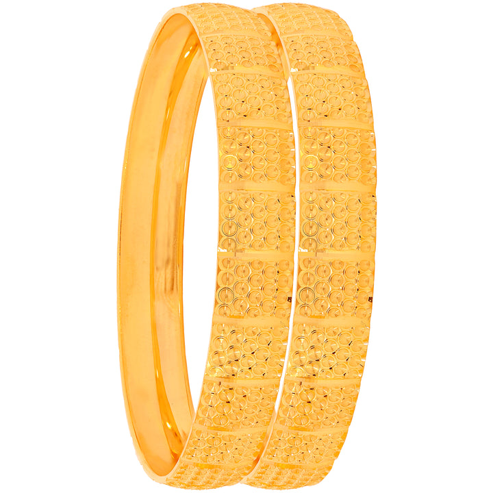 2.5 Size 2pcs Bangle in 22K Gold