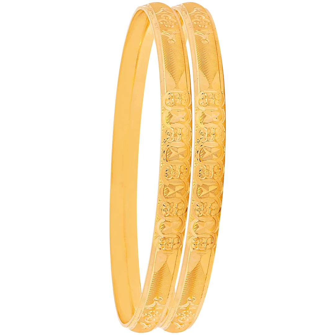 2.9 Size 2pcs Bangle in 22K Gold