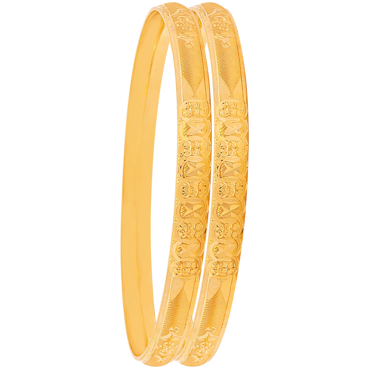 2.9 Size 2pcs Bangle in 22K Gold