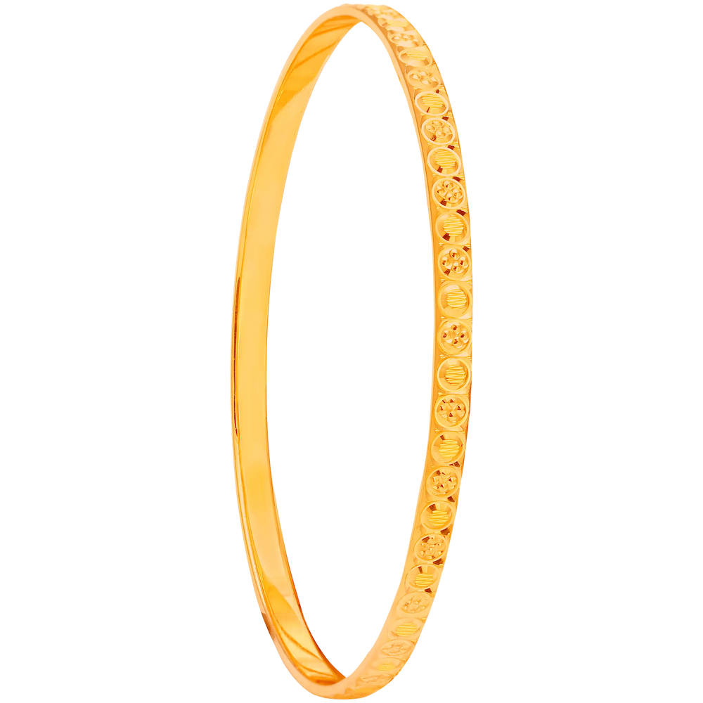 2.5 Size Set of 6pcs Bangles in 22K Gold