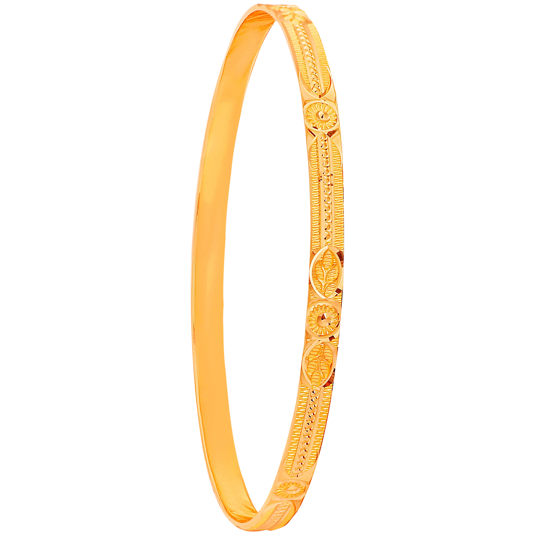 2.9 Size Set of 4pcs Bangles in 22K Gold
