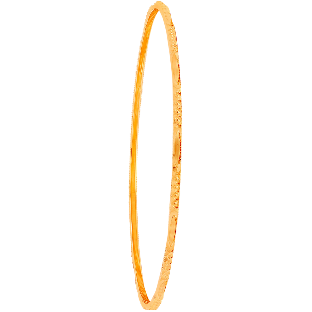 2.7 Size Set of 6pcs Bangles in 22K Gold