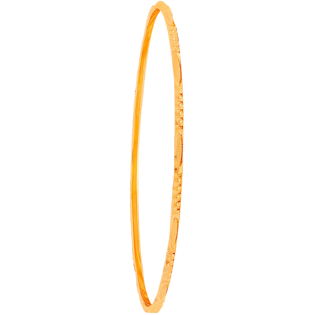 2.7 Size Set of 6pcs Bangles in 22K Gold