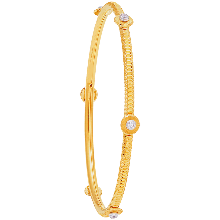 2.5 Size 2pcs Bangle in 22K Gold