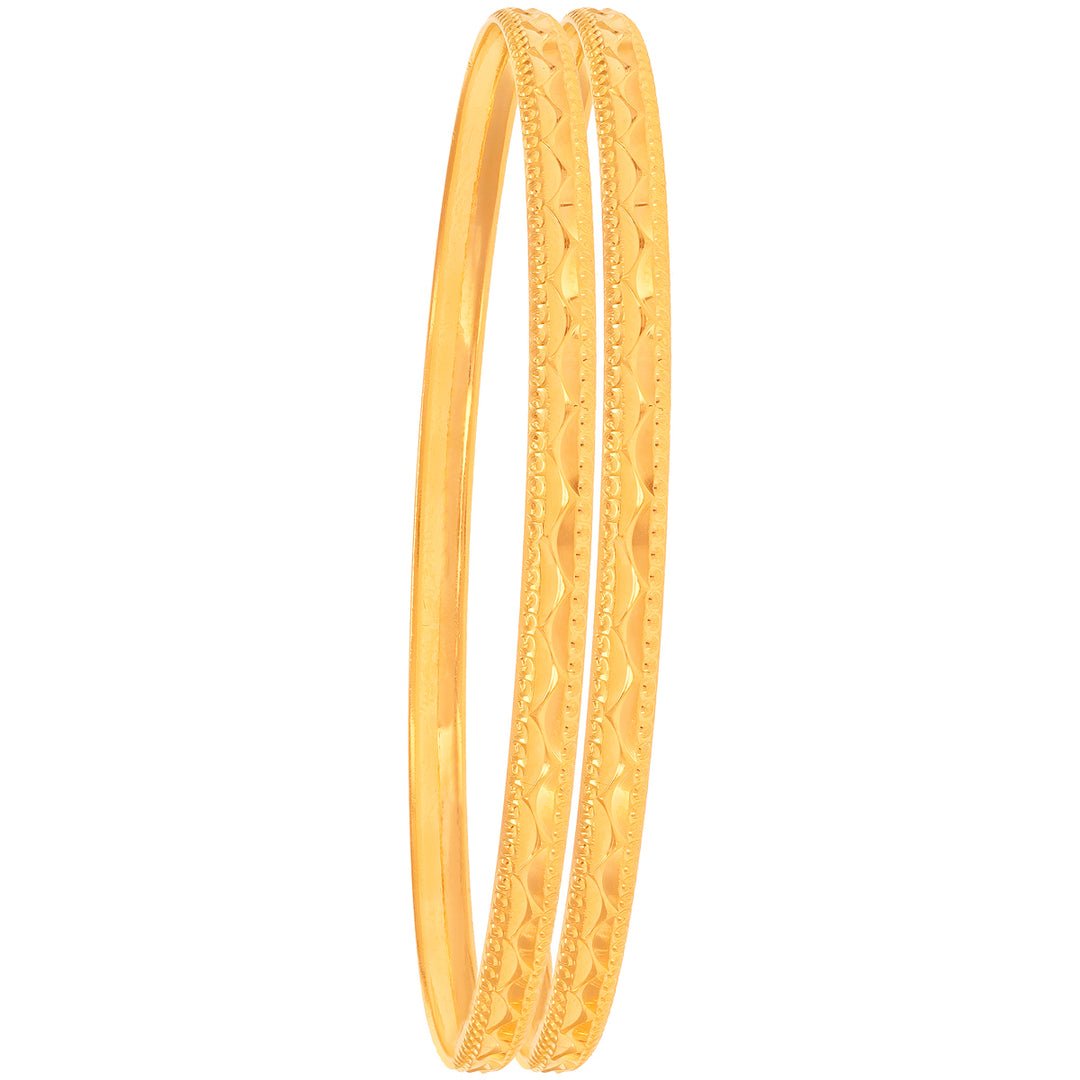 2.6 Size 2pcs Bangle in 22K Gold