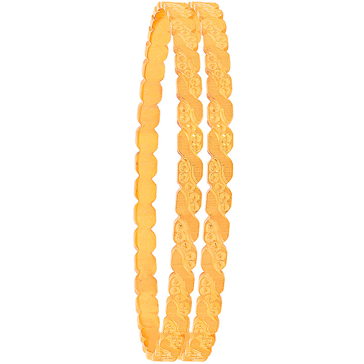 2.5 Size 2pcs Bangle in 22K Gold
