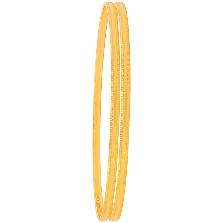 2.8 Size 2pcs Bangle in 22K Gold