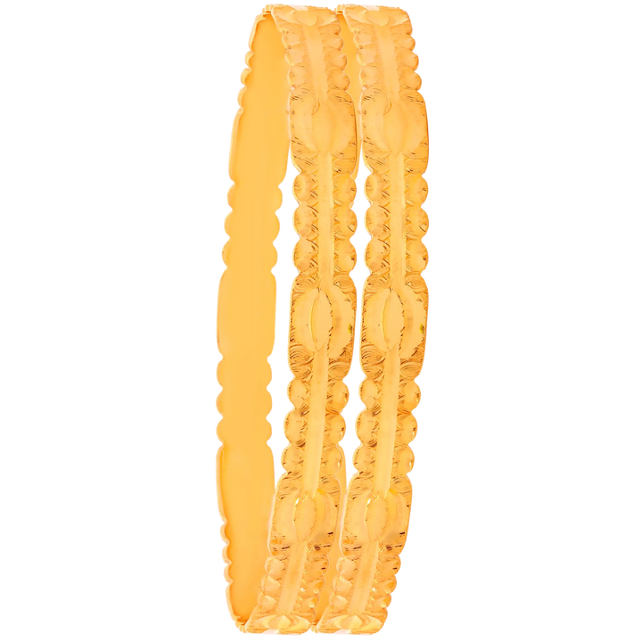 2.6 Size 2pcs Bangle in 22K Gold