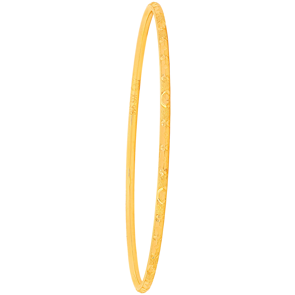 2.4 Size Set Of 4pcs Bangles in 22K Gold