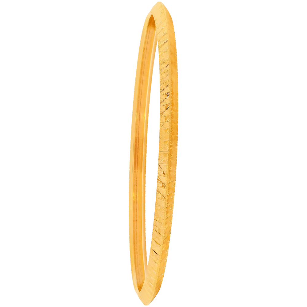 2.3 Size Set Of 2pcs Bangles in 22K Gold