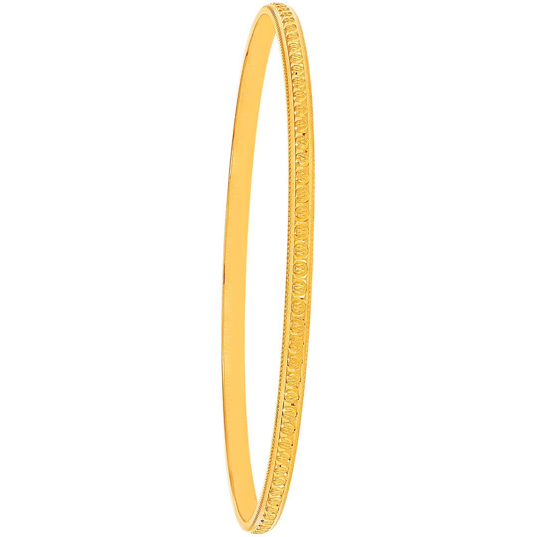 2.5 Size Set of 2pcs Bangle in 22K Gold