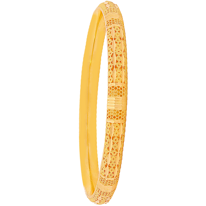 2.8 Size Set Of 6pcs Bangles in 22K Gold
