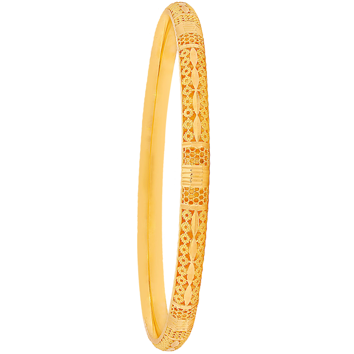 2.8 Size Set Of 6pcs Bangles in 22K Gold