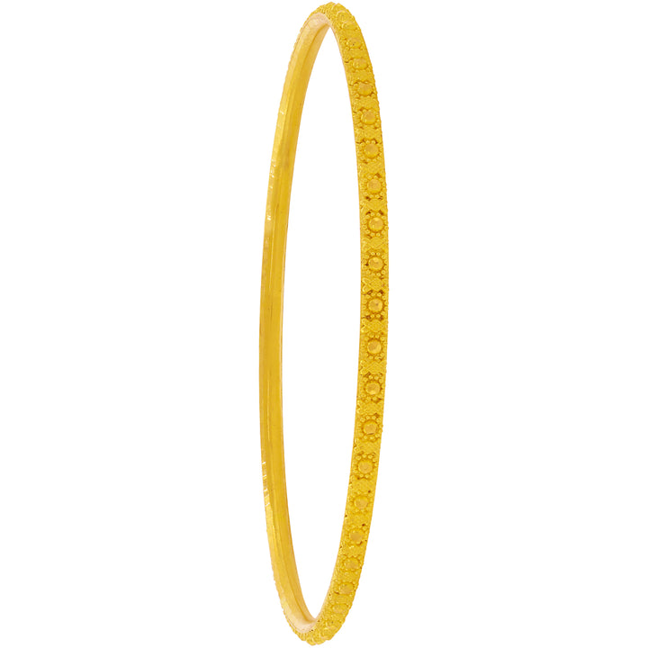 Attractive 2.10 Size Set of 6pcs Bangles in 22K Gold