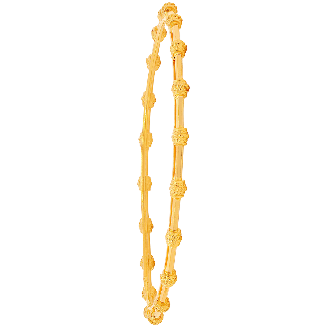 2.6 Size 2pcs Bangle in 22K Gold
