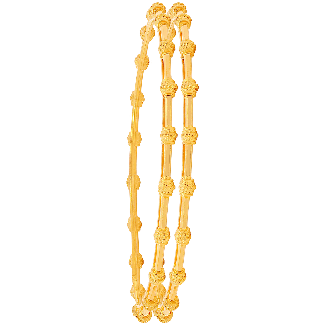 2.6 Size 2pcs Bangle in 22K Gold