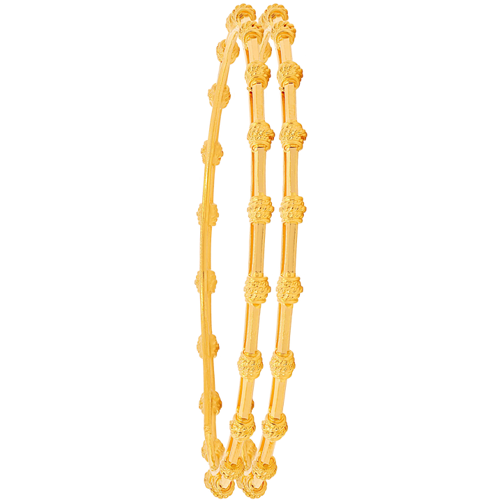 2.6 Size 2pcs Bangle in 22K Gold