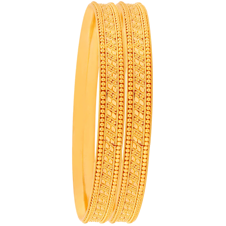 2.9 Size 2pcs Bangle in 22K Gold