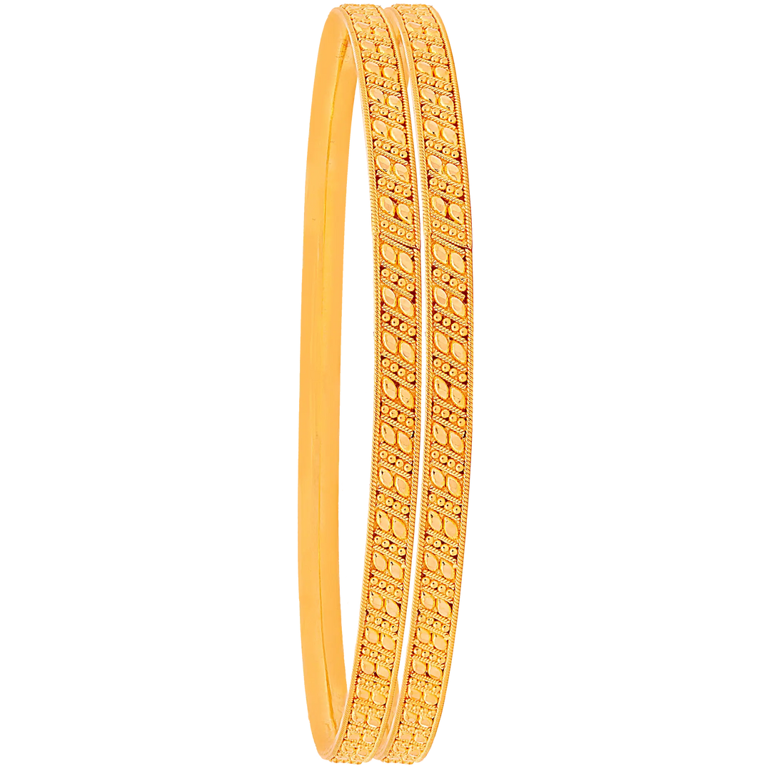2.9 Size 2pcs Bangle in 22K Gold