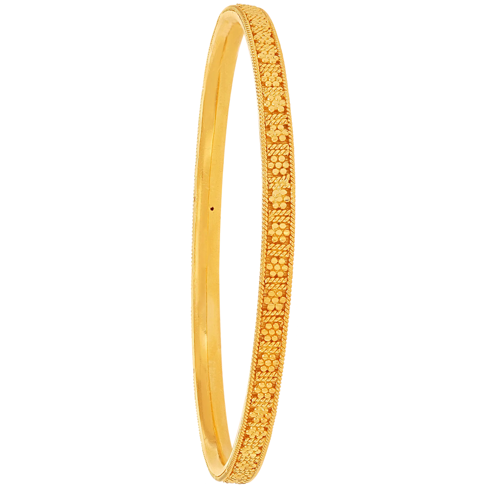 2.4 Size Set of 2Pcs Bangle in 22K Gold