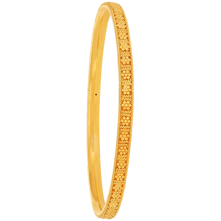 2.4 Size Set of 2Pcs Bangle in 22K Gold