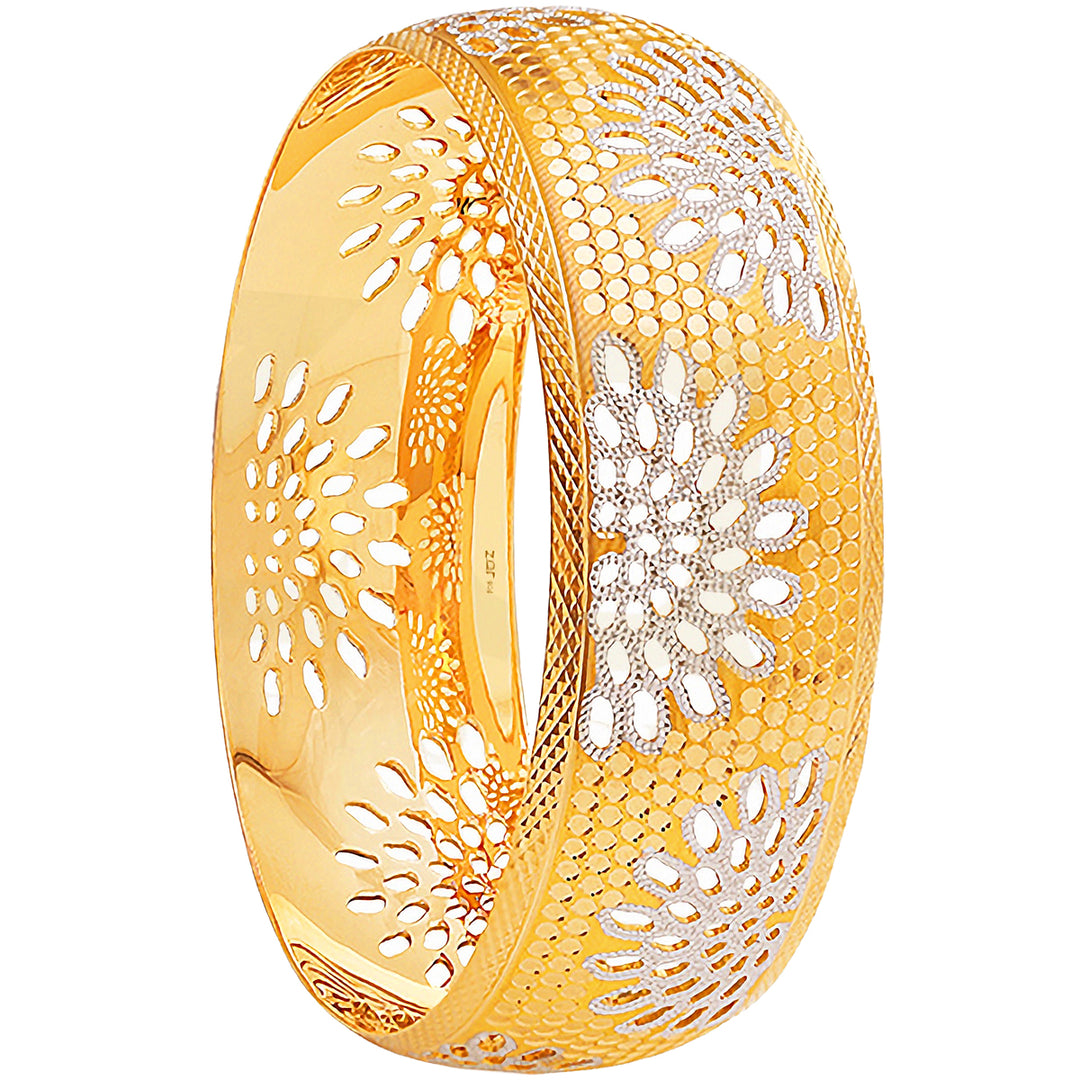 2.7 Size Two tone Kara in 22K Gold