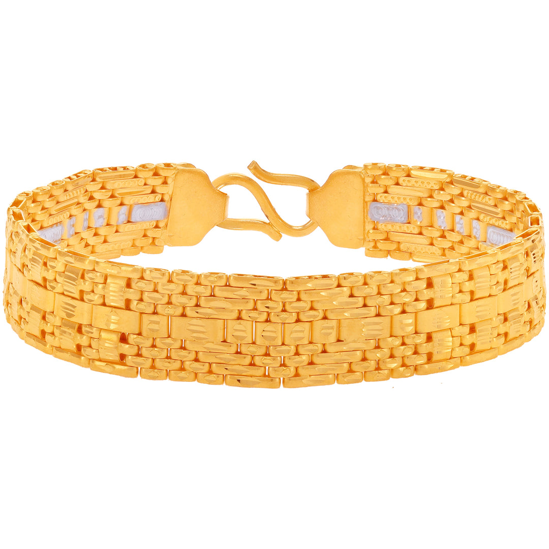 Stunning Reversable Two tone Bracelet in 22K Gold