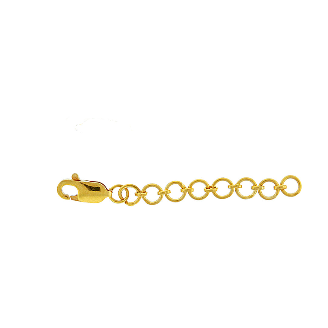 Chain/Necklace Extension with Lobster Clasp in 22K White Gold