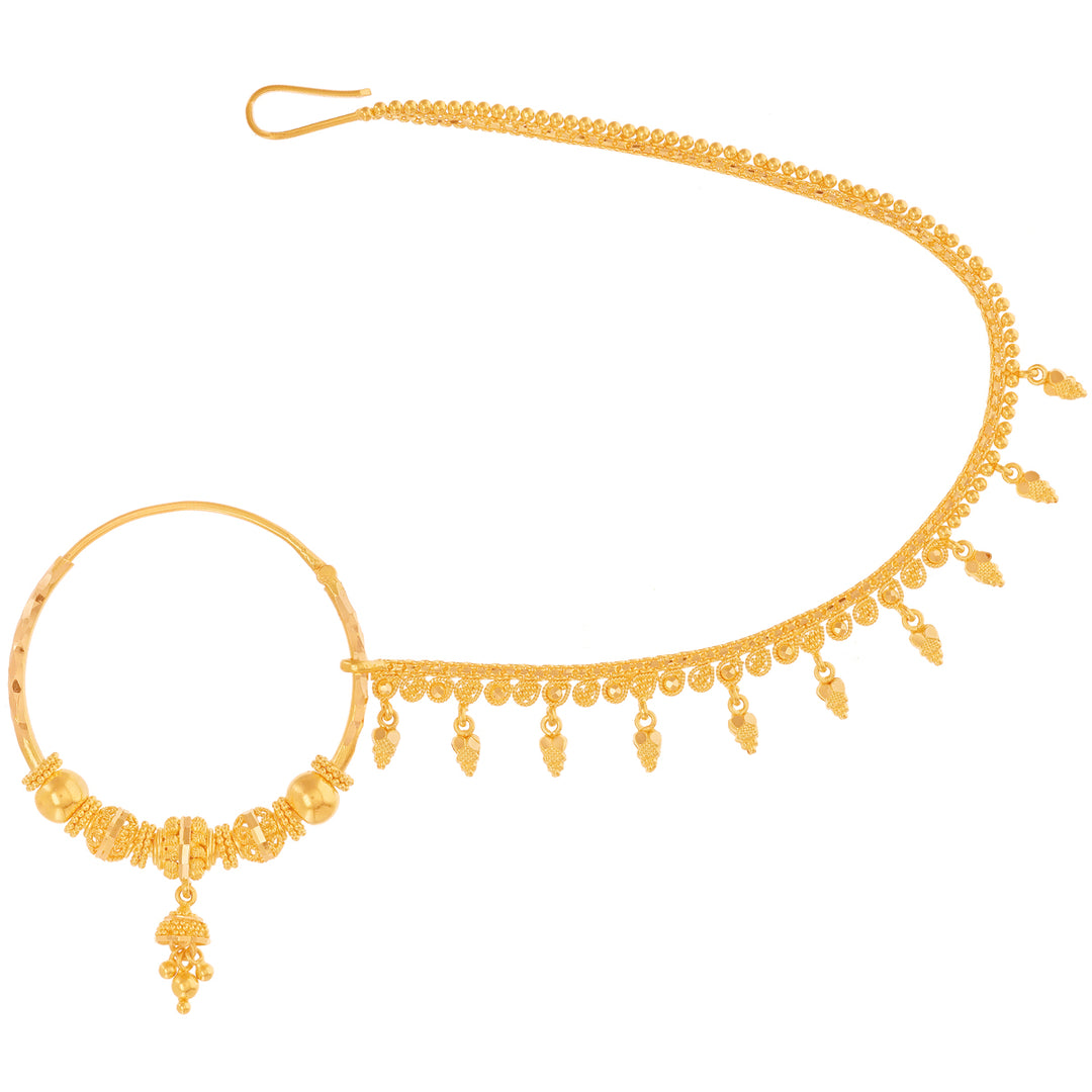 Graceful Nath in 22K Gold