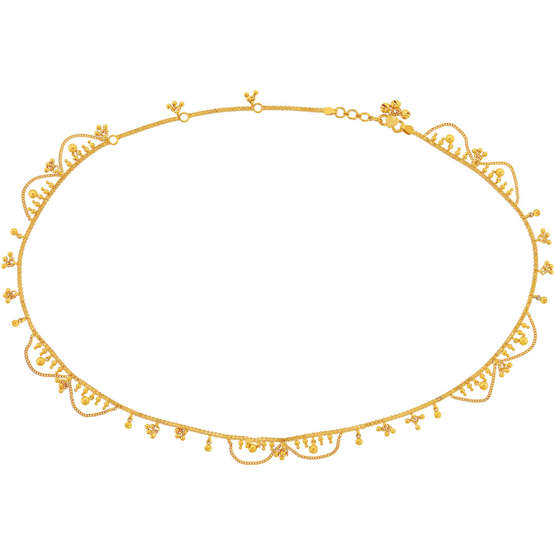 Kids Fancy Waist-Band/Vaddanam in 22K Gold