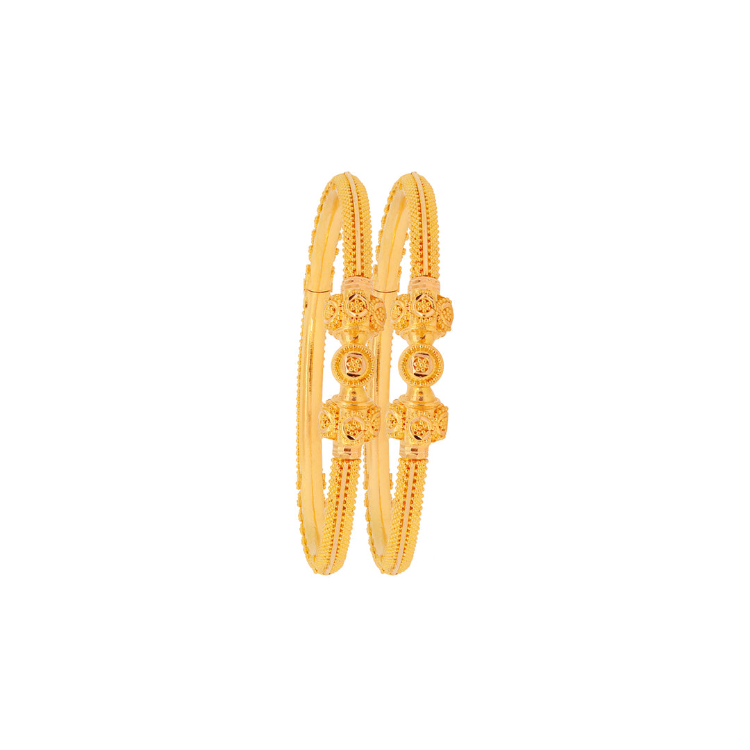 Kids 2pcs Bangle in 22K Gold