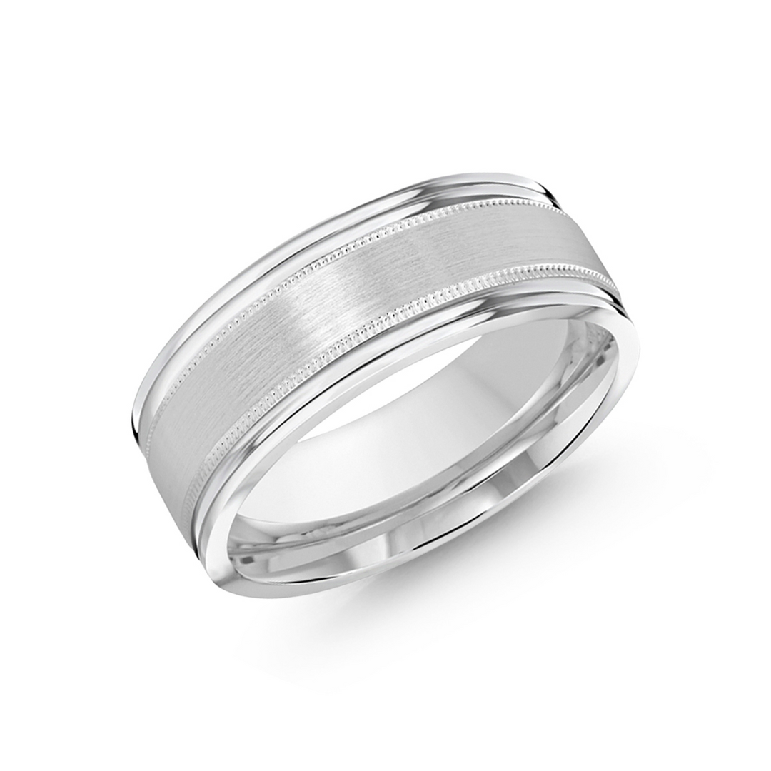 10 Size Band in 18K White Gold