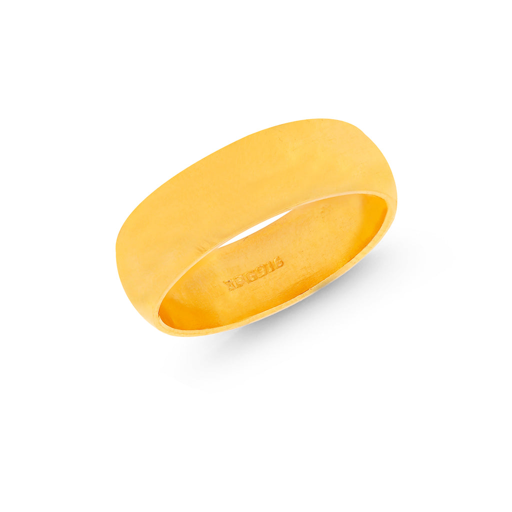 9.5 Size Plain Band in 22K Gold – Malani Jewelers