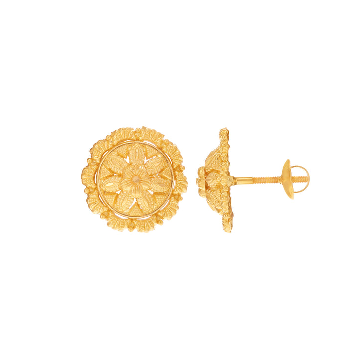Intricate Earrings in 22K Gold