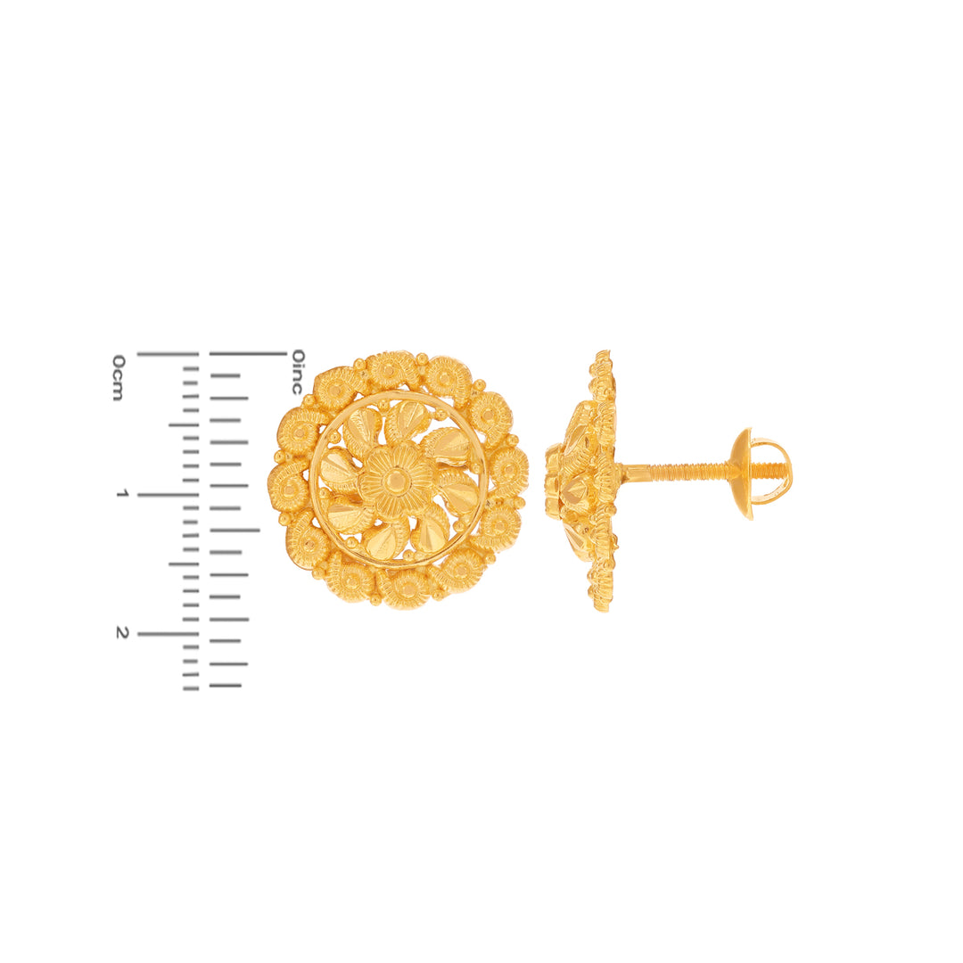 Lovely Earrings in 22K Gold