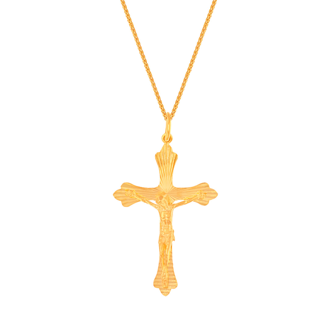 Cross Pendant in 21K Gold