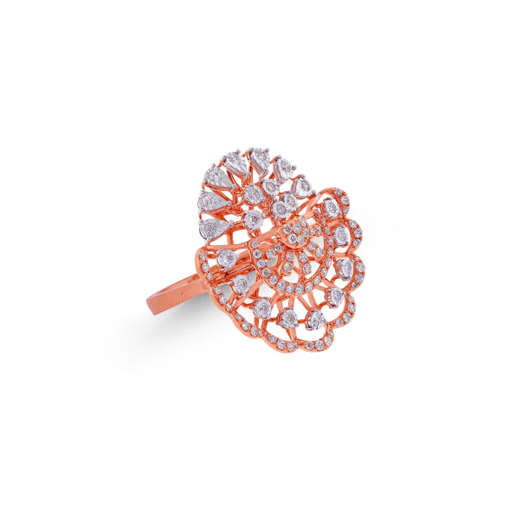 0.59CTW VVS/FG Diamond Ring in 18K Gold