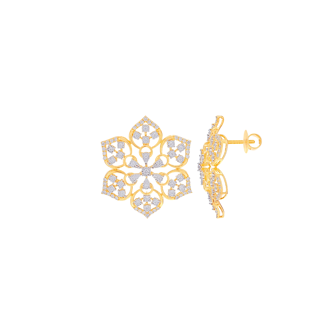 4.68Ct VVS/GH Diamond Choker Set in 18K Gold